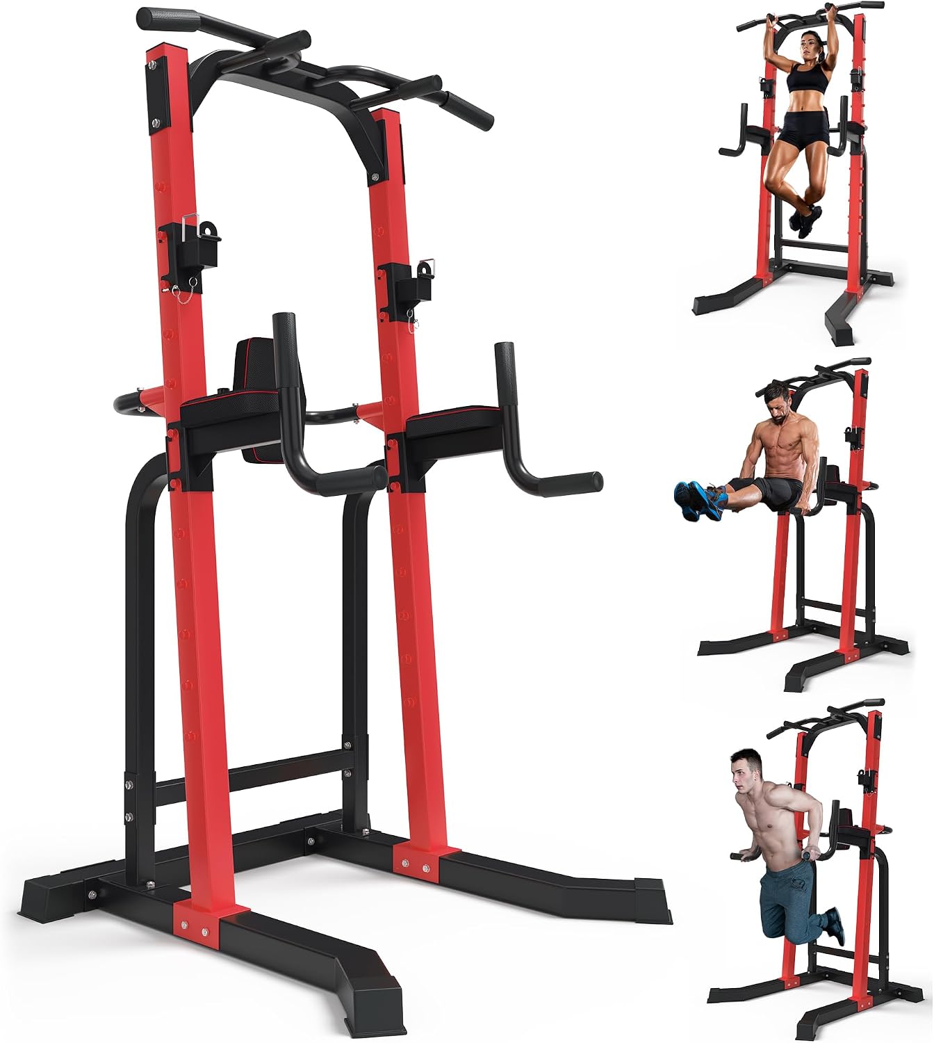Home Gym Power Rack - Torre di Allenamento Multifunzionale per Trazioni
