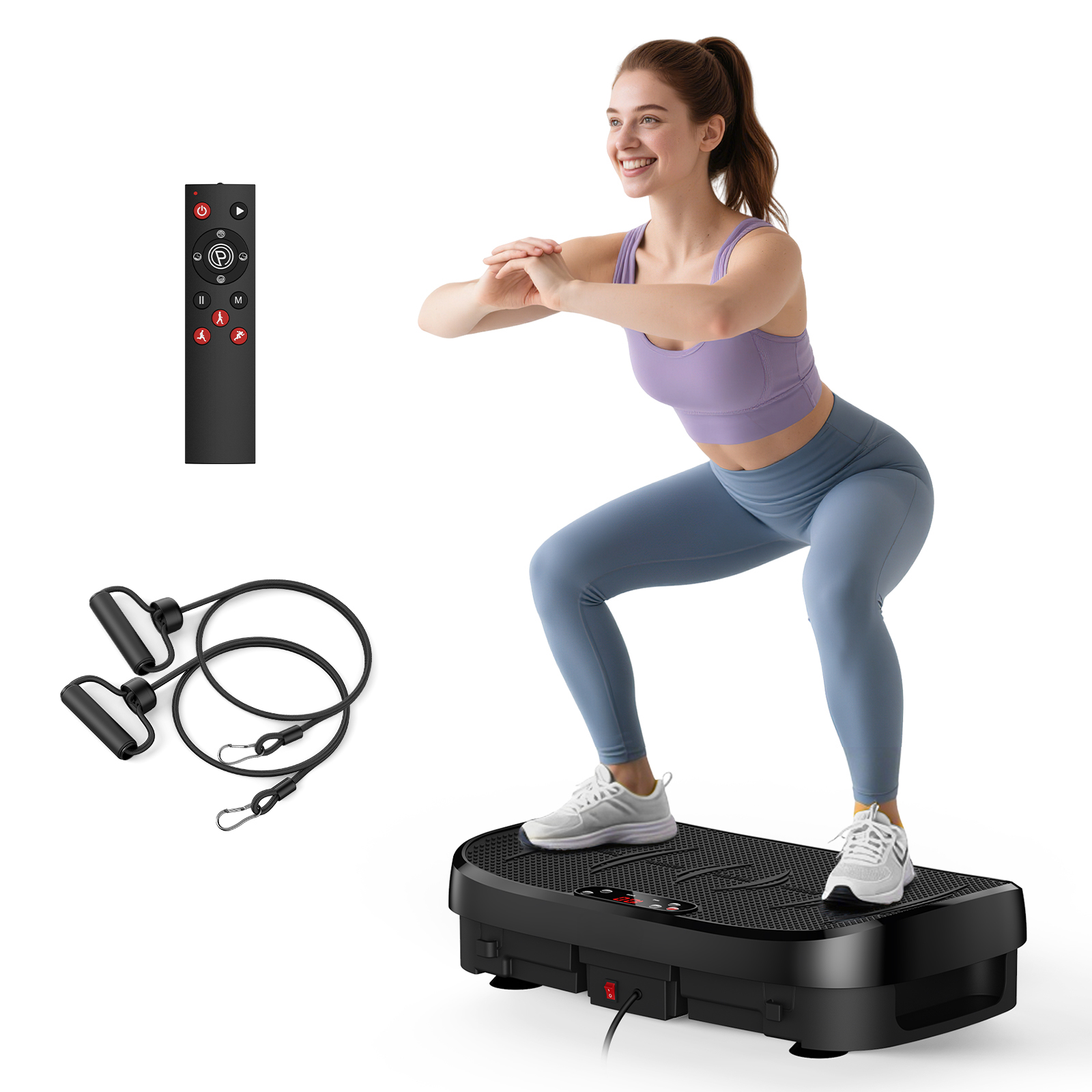 Home Gym Training Program - Piattaforma Vibrante per Bruciare Grassi, 120