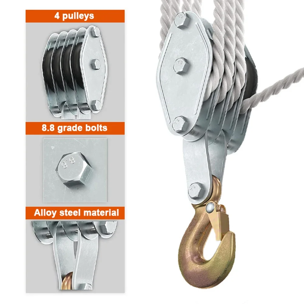 Pull Up Bar Tower - 270 ° Puleggia a corda girevole
