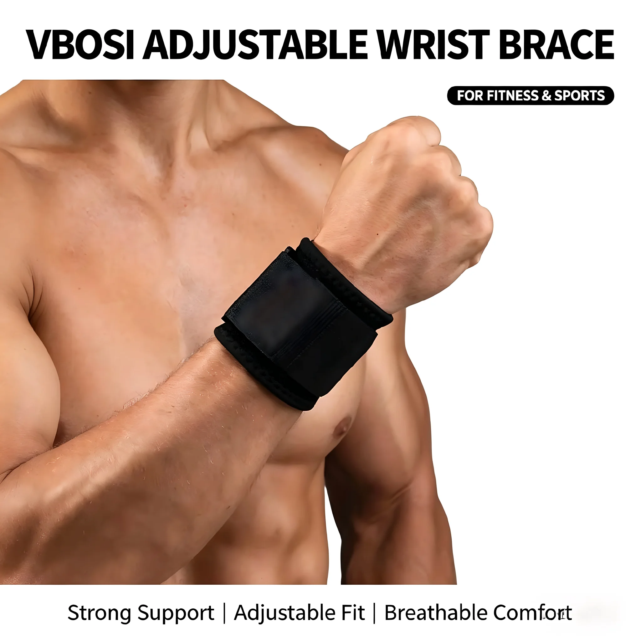 Lifting Straps Wrist - Fasce da Polso Professionali Traspiranti per