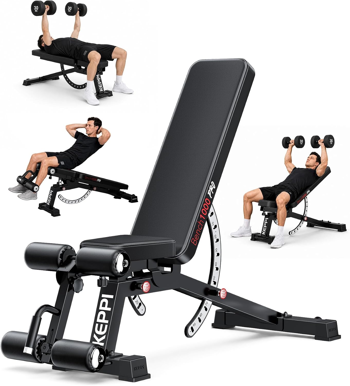 Home Gym Weight - Panca Regolabile per Pesi 1200LB, Resistente,