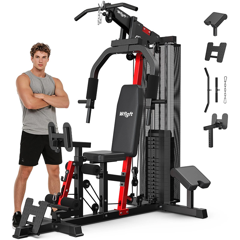 Home Gym Training Program - Attrezzatura per Allenamento Domestico Pooboo, Pesi