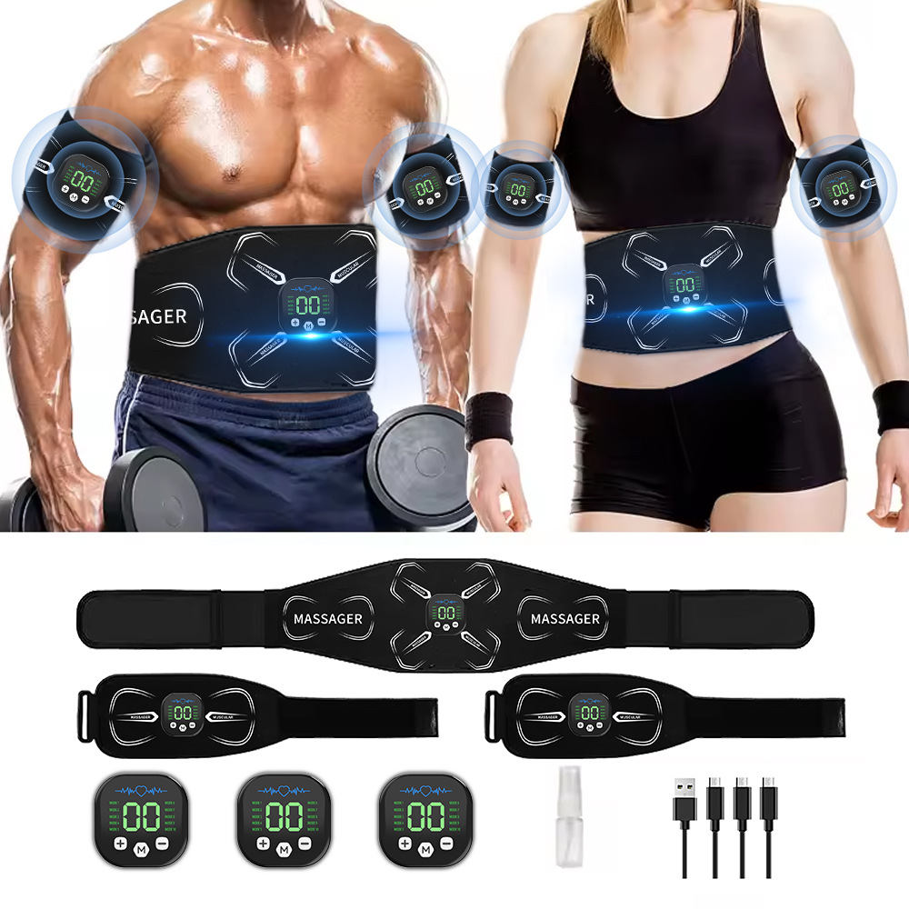 Home Gym Electric Machine - Stimolatore Muscolare EMS, Allenatore Addominale, Tonificatore