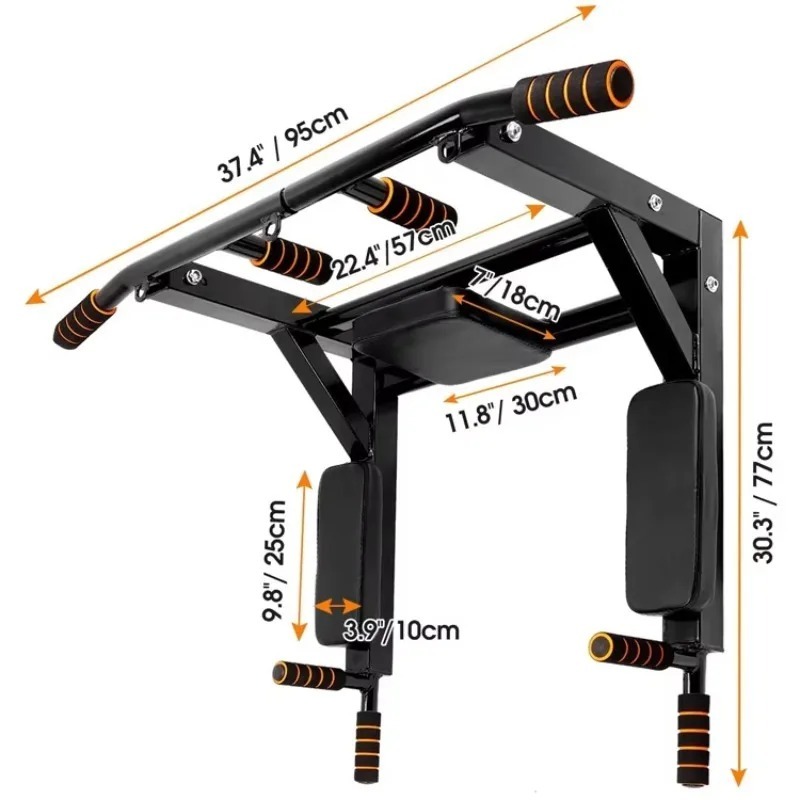 Home Gym Multi - Barra per trazioni a parete per