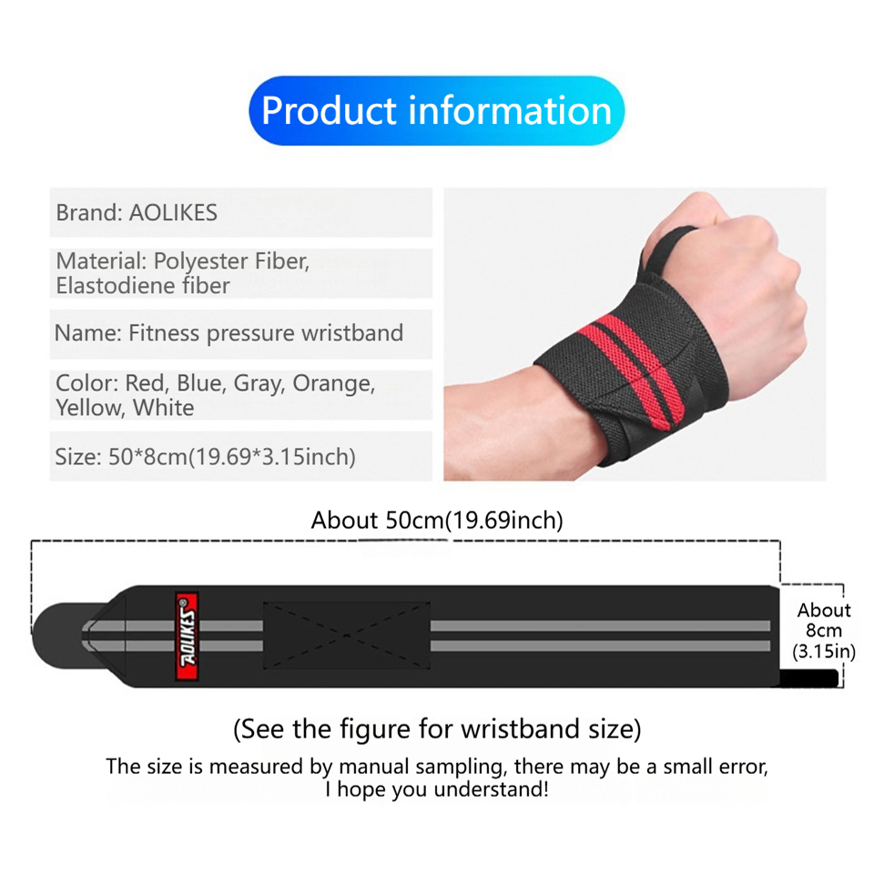 AOLIKES Fasce da Polso per Fit - Lifting Straps Wrist recensione e prezzo